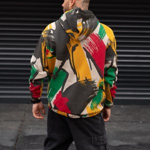 Vente en gros de sweats à capuche pour hommes, personnalisés, chauds pour l'hiver, coupe classique, en polaire, écologiques, respirants, colorés, OEM disponible - Product Image 4