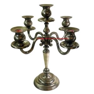 Bougeoir candélabre en fer de qualité supérieure pour la maison, hôtel, restaurant, bougeoir de table décoratif de Noël en vente - Product Image 6