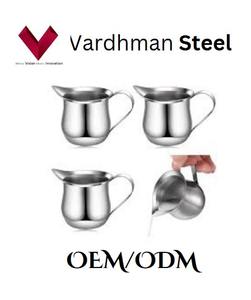 Jarra de Crema de Acero Inoxidable de Boca Ancha en Oferta, Disfrute de un Vertido Suave y sin Desorden, Jarra de Leche de Acero Inoxidable - Product Image 5