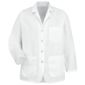 เสื้อกาวน์สีขาวแบบมืออาชีพพร้อมแขนยาวกระเป๋าลึกสำหรับห้องปฏิบัติการทางการแพทย์สภาพแวดล้อมในเครื่องแบบโรงพยาบาล - Product Image 3