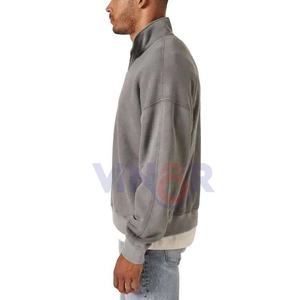 Meilleure qualité bas prix séchage rapide Street Style hommes demi-zip sweats/concevoir votre propre couleur personnalisée hommes demi-fermeture éclair sweat - Product Image 4