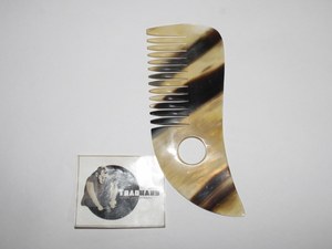 Peigne en corne de buffle brun naturel Peigne en corne de boeuf Peigne en corne de vache pour le soin des cheveux en bon état poli avec des dents fines et larges Pvt Ltd - Product Image 5