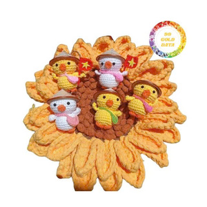 Jouet en peluche animaux en peluche au crochet fait à la main poupée tricotée douce fil écologique cadeau pour enfants personnalisé amigurumi fournisseur en gros - Product Image 1
