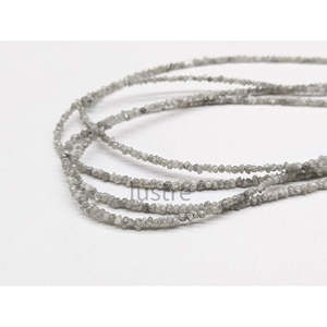 Perlas de Diamante Natural Blanco sin Cortar, Fragmentos de Diamante Gris Crudo, Perlas Sueltas sin Cortar para Joyería - Product Image 3