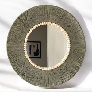 Espejo Decorativo de Pared Antiguo Europeo, Diseño Vintage, Hecho a Mano, Estilo Barroco Francés, Art Deco, Resina Estética, Venta al Por Mayor Personalizada - Product Image 1