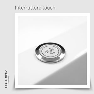 Bañera de hidromasaje independiente de acrílico con chorro de aire hidráulico y luz LED 170x75x58 cm paquete Palao Air incluido - Product Image 4