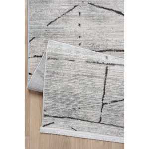 Netline Home Depot KD002 Area <b>Rug</b> Modern Velvet Design in <b>Grey</b> 100% Micro Polyester Non-Shed Easy-Clean Durable <b>for</b> <b>Bedroom</b> - Product Image 4