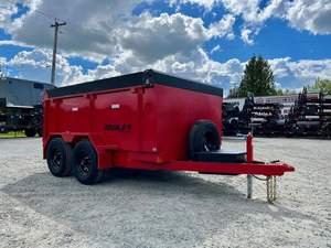 Nuevo remolque volquete doble A 6X10 con Tractor de lados altos a la venta, remolque basculante hidráulico, remolque agrícola, Tractor al por mayor - Product Image 4