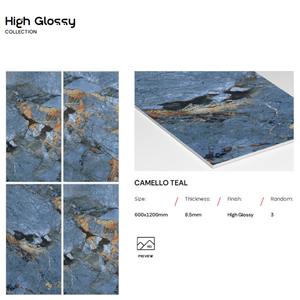 Carreaux de haute qualité 600x1200mm, polis et émaillés, haute brillance et antidérapants, pour hôtel, maison, hall, économiques pour la salle de bain - Product Image 4