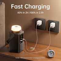 Batterie LiFePO4 OEM 198,4 Wh 62000 930000 mAh, charge rapide 100 W, banque d'alimentation, générateur solaire extérieur pour station d'alimentation de camping