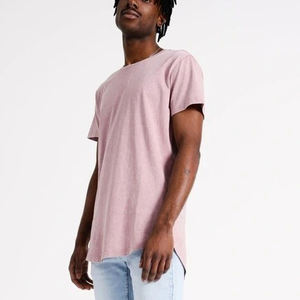 Custom Men's High Quality Acid Wash Short Sleeve Blank T-Shirts 100% Cotton Knitted <b>Fabric</b> - Product Image 2