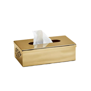 Caja de pañuelos de Metal Rectangular moderna precio de fábrica servilletero de Metal Premium decorativo para cocina sala de estar y dormitorio - Product Image 4