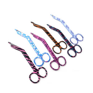 6 Lister Bandage <b>Scissors</b> 5.5" Surgical Medical Instruments Stainless Steel Manual Instrument Set <b>Paper</b> Coated - Product Image 3