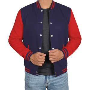 High Quality Men's Varsity <b>Jacket</b> Unisex Baseball Bomber Cotton Fill Sport Style Heating Warmth Letterman Varsity <b>Jacket</b> - Product Image 4