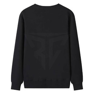 Sweat-shirts pour hommes en tissu uni de couleur personnalisée, avec strass, pour l'hiver, avec design personnalisable - Product Image 2