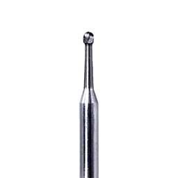 Marca de la Casa RA # Paquete de 4 fresas de carburo de baja velocidad con cierre, duraderas, metálicas, plateadas, diámetro de cabeza de 1.8 mm, para turbina manual - Product Image 1