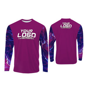 Men's UPF 50+ Hoodie Shirts Rash Guard Long Sleeve <b>Sun</b> <b>Protection</b> SPF Fishing Shirt UV for Athletic Running Swim - Product Image 5