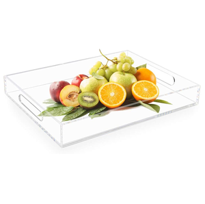 ถาดเสิร์ฟอาหารอะคริลิคพิมพ์ลายสับปะรดถาดเสิร์ฟพร้อมพิมพ์เคลือบใช้สำหรับร้านอาหารดีไซน์ที่น่าชื่นชม - Product Image 2