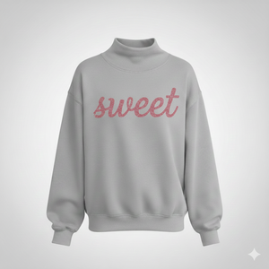 Women Winter Long Knitted Oversized Mockneck Sweatshirt Casual Relaxed Pullover Streetwear Fashion <b>Top</b> for Cozy Everyday Comfort - Product Image 1