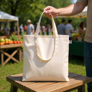 Borse Promozionali in Cotone Organico Sostenibile, Shopper Ecologiche in Cotone - Product Image 3