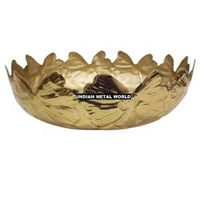 Cuenco para servir chocolate de Metal Premium, diseño moderno ecológico, decoración del hogar, plato de chocolate para bodas y ocasiones especiales - Product Image 1