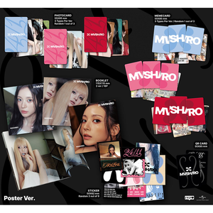 MASHIRO - 24/11 1er album EP Version Poster (Fade / Between / Burn / Set Ver) - Product Image 3