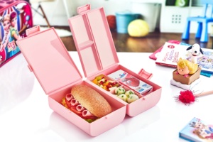 Double Divided Lunch Box With Secure Latch BPA-Free Compact Bento Box for School Work Snacks Meal Prep Containers From <strong>Turkey</strong> - Product Image 2