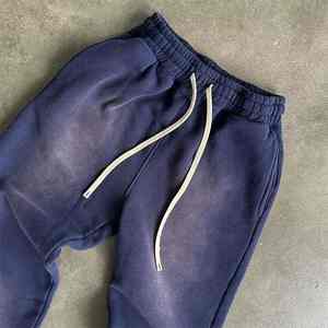 Pantalon de survêtement unisexe en coton imprimé d'automne et d'hiver avec poignets élastiques leggings de jogging décontractés avec cordon de serrage Ins de sport - Product Image 4