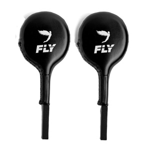 Paletas de Kickboxing de Cuero Hechas a Medida Fly Boxing - Equipo de Entrenamiento Duradero y Protector de Alta Calidad para Mejorar las Artes Marciales - Product Image 1