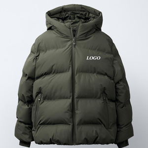 Veste matelassée pour garçons, légère, isolée thermiquement, avec manches longues, col à capuche, prix de gros, service OEM - Product Image 1