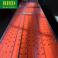 Étagère à bras cantilever en acier robuste en forme de H à 5 niveaux, protection contre la corrosion, boulons, norme américaine, certifiée RMI, étagère haute