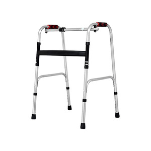 Stainless Steel Single-Bend <b>Walker</b> <b>for</b> Outdoor Walking Rehabilitation and <b>Disabled</b> Assistance - Product Image 1