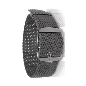 Unisex P19 Dark Gray Sport Perlon Smartwatch Band Stainless Steel Buckle Soft Adjustable <b>Watch</b> Strap <b>Watch</b> Bands <b>Watch</b> Part - Product Image 1