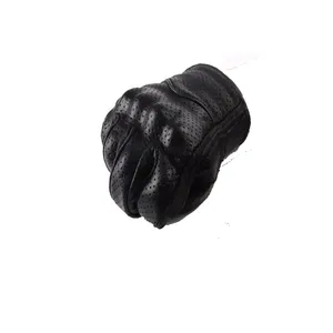 Summer Cowhide Bike Suede Sport Leather Bike Driver Motorbike Auto Car Race Utility Gloves Protection Gloves - Product Image 4