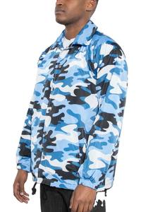 เสื้อแจ็คเก็ตกันลมแบบสีบล็อกสั่งทำพิเศษสำหรับฤดูหนาวปี 2023 ชุดเสื้อแจ็คเก็ตโค้ชแบบ Anorak สั่งทำได้ ขายส่ง ผ้าโพลีเอสเตอร์ฟลีซพิมพ์ลายแบบ Sublimated - Product Image 2