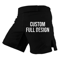 Shorts de Grappling MMA de Alto Rendimiento al por Mayor con Aberturas Laterales y Cierre de Cintura Seguro, Transpirables, de Secado Rápido y Personalizables
