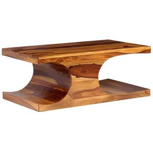 Meilleure vente de table basse en bois massif avec design incurvé unique en stock pour salons modernes - Product Image 2