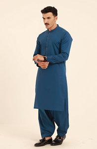 Ensemble Shalwar Kameez en coton du Pakistan, vêtements islamiques, Salwar Kameez pour hommes, séchage rapide, sans plis, vente en gros - Product Image 5