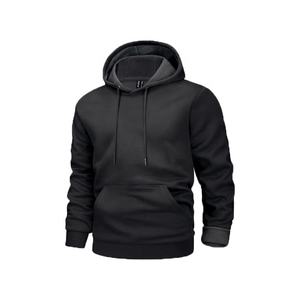 Sweat-shirts et sweats à capuche unisexes surdimensionnés pour hommes, vêtements de rue personnalisés en polaire avec motif 3D et logo brodé pour l'hiver - Product Image 4