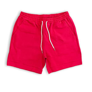 Bañador corto de secado rápido para hombre, 100% poliéster, logotipo personalizado, ropa de playa, característica ecológica, corto de playa en blanco sólido - Product Image 3