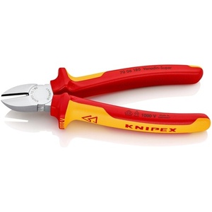 คีมตัดอเนกประสงค์ KNIPEX 180 มม. VDE รุ่น Seitenschneider พร้อมด้ามจับยาว - Product Image 5