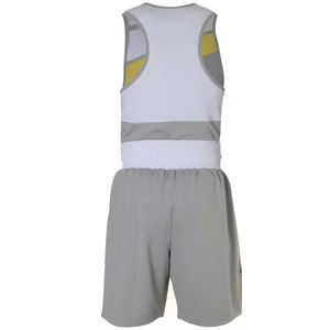 Service OEM, meilleure qualité, ensembles d'uniformes de boxe unisexes personnalisés, logo frontal, séchage rapide, léger, respirant, faible MOQ, couleur unie - Product Image 3