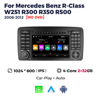 MEKEDE MN-R-H2 voiture Navigation Headunit voiture écran Android Mp3 lecteur vidéo Radio pour Benz classe R W251 R300 R350 2006-2012