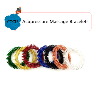 Anillo y pulseras para masaje de dedos Fidget, anillos Fidget para aliviar la <span class=keywords><strong>ansiedad</strong></span>, <span class=keywords><strong>acupuntura</strong></span>, masajeador de dedos, anillos sensoriales puntiagudos - Product Image 2