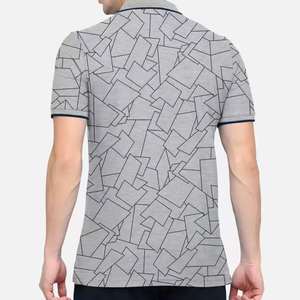 Camisa de Golf de Manga Corta para Hombre, Verano, Personalizada, Casual, Transpirable, 100% Algodón, Secado Rápido, Estampada o Lisa, para Venta al Por Mayor de Fábrica - Product Image 4