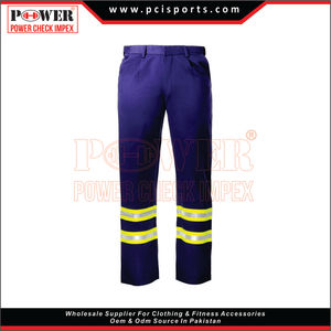 Pantalones de trabajo informales Ropa DE SEGURIDAD reflectante con cordón de cintura elástica y bolsillos - Product Image 3