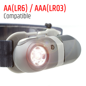 120 lúmenes AA/A batería IPX4 Led faro impermeable cabeza antorcha lámpara para Camping senderismo ciclismo cabeza antorcha - Product Image 4