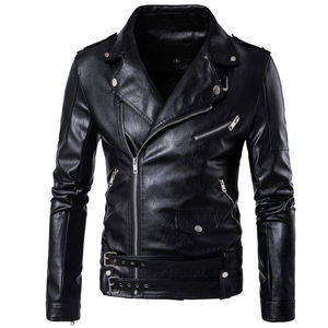 2025 Chaqueta de moda de cuero para hombre de la mejor calidad Chaqueta de cuero de estilo superior OEM ODM mejor proveedor - Product Image 1