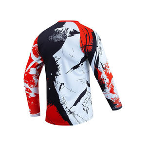 OEM professionnel personnalisé BMX maillot imprimé vêtements de sport mode unisexe respirant séchage rapide combinaison de moto - Product Image 6