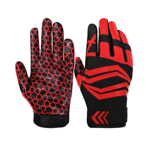 ถุงมือรักบี้โพลีเอสเตอร์แบบเต็มนิ้วระบายอากาศได้ดีชุดเล่นกีฬากันลื่น - Product Image 1